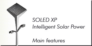SOLED Solar Street Lighting - smart and innovative. Patented and forward-looking technology.