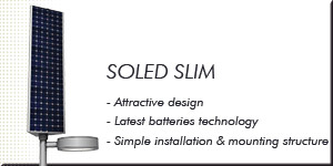 SOLED SLIM - straight forms and excellent lighting technology.